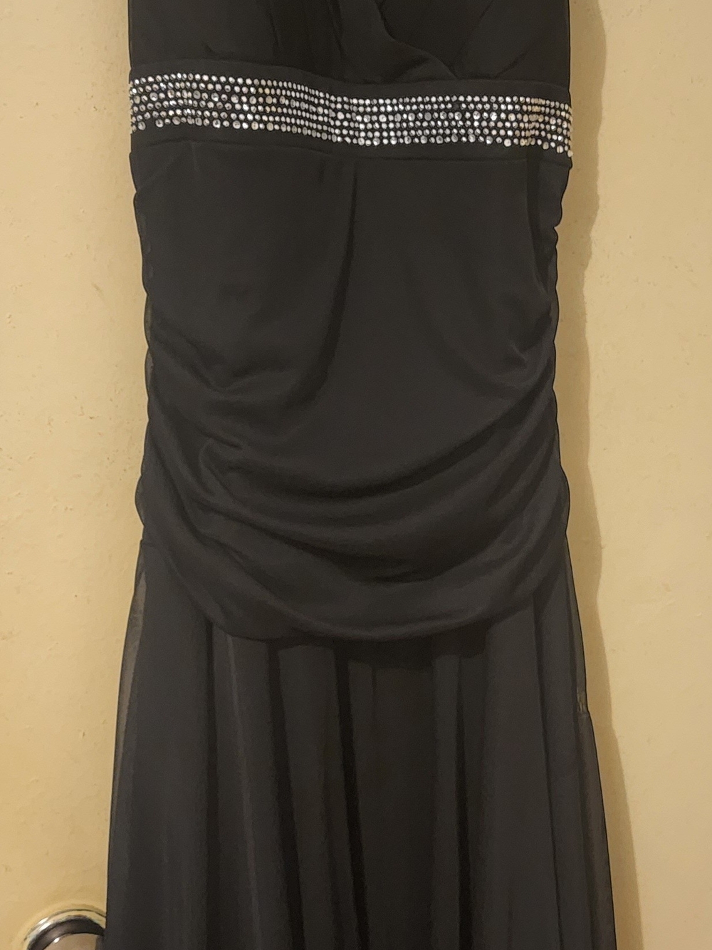 Black Tie Neck Dress